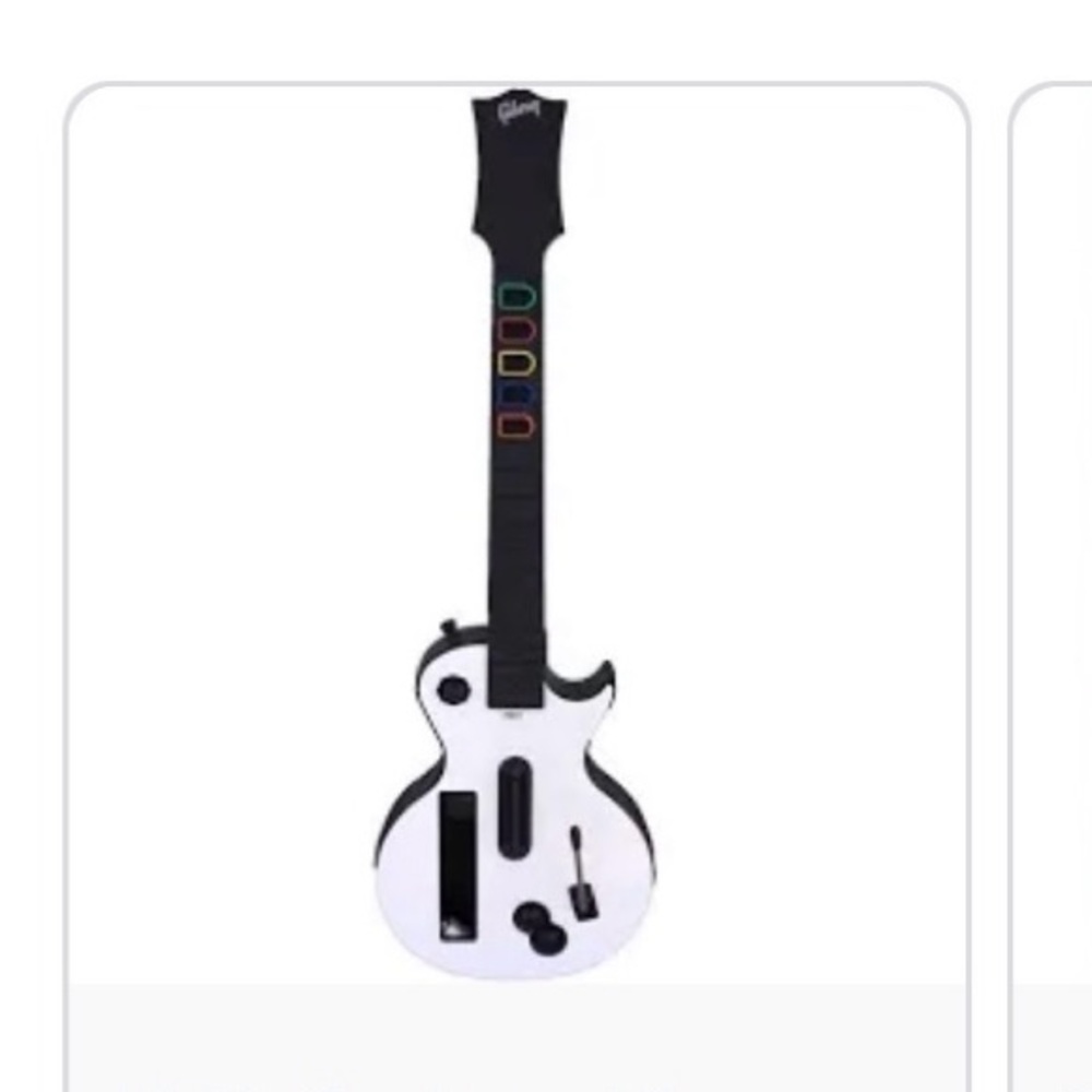 Gibson Black and White Guitar Controller